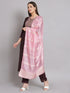 Purple Silk Blend Pant Suit 192059 Closure View